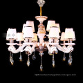 European Style Crystal Chandelier creative living room chandelier/ zinc alloy American bedroom pendant